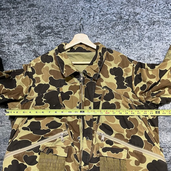 Vintage 90s Columbia Duck Camo Bomber Jacket Mens Large Full Zip Outdoor - Picture 12 of 15